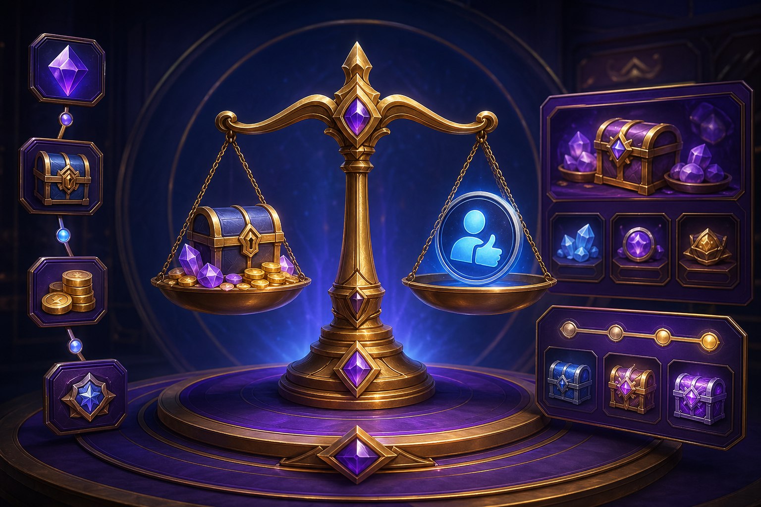 Fantasy game economy scale balancing rewards and value